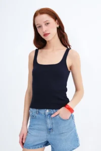 Addax Thick Sleeveless Basic Tank Top A13404-J5 - Image 5
