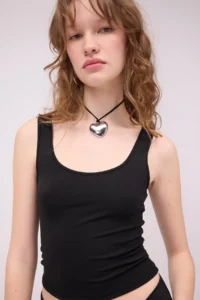 Addax U-Neck Basic Tank Top A0104-ASN75 - Image 2