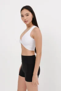 Addax Knot Detailed Crop Tank Top A0090-B10 - Image 4