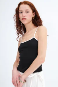 Addax Stripe Sleeveless Tank Top A110054 - Image 4