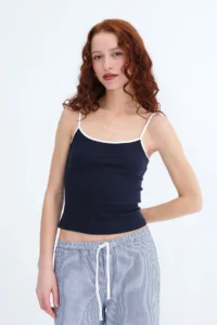 Addax Stripe Sleeveless Tank Top A110054 - Image 5