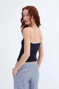 Addax Stripe Sleeveless Tank Top A110054 - Image 6