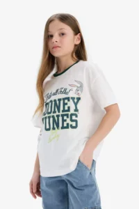 DeFacto Harry Potter Relax Fit Crew Neck Short Sleeve T-Shirt Girls - Image 3