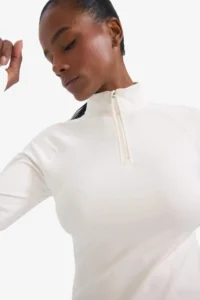 DeFactoFit Slim Fit Stand-up Collar Athlete Long Sleeve Heavy Fabric T-Shirt - Image 2