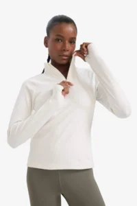 DeFactoFit Slim Fit Stand-up Collar Athlete Long Sleeve Heavy Fabric T-Shirt - Image 4