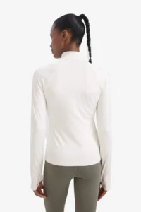 DeFactoFit Slim Fit Stand-up Collar Athlete Long Sleeve Heavy Fabric T-Shirt - Image 7