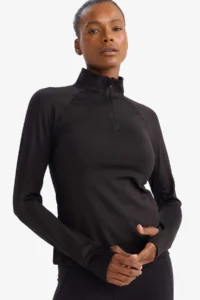 DeFacto Standard Fit Stand Collar Athlete Long Sleeve T-Shirt - Image 3