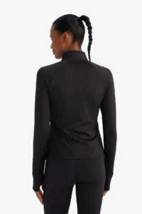 DeFacto Standard Fit Stand Collar Athlete Long Sleeve T-Shirt - Image 6