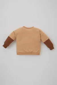 DeFacto Baby Boy Crew Neck Printed Sweatshirt B1033a523wn - Image 5