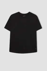 DeFacto Fit Oversize Wide Fit Crew Neck Athlete Short Sleeve T-Shirt B1161ax24sp