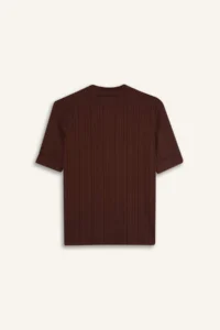 DeFacto Regular Fit Half Turtleneck Ribbed Camisole Short Sleeve T-Shirt - Image 3