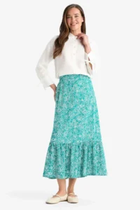 DeFacto Patterned Maxi Hijab Skirt - Image 2