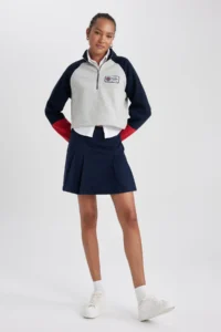 DeFacto Pilise Mini Skirt B2462ax23au - Image 2