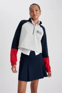 DeFacto Pilise Mini Skirt B2462ax23au - Image 3