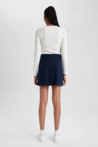 DeFacto Pilise Mini Skirt B2462ax23au - Image 5