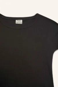 DeFacto Slim Fit Narrow Cut Crew Neck Basic Plain Ribbed Camisole Short Sleeve T-Shirt Girl Child - Image 8