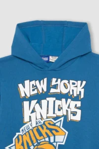 DeFacto Boy's Nba New York Knicks Hooded Thick Sweatshirt B4793a823wn - Image 8
