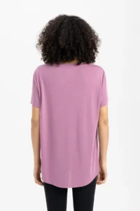 DeFacto Fit Oversize Modal Crew Neck Athlete Short Sleeve T-Shirt B5536ax24sp - Image 8