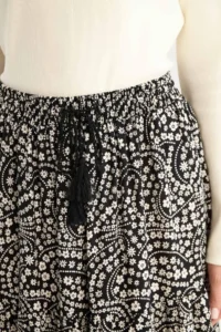 DeFacto Waist Elastic Patterned Kilos Maxi Skirt - Image 5