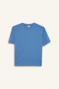 DeFacto Oversize Wide Fit Crew Neck Basic Plain Short Sleeve T-Shirt Boy - Image 7
