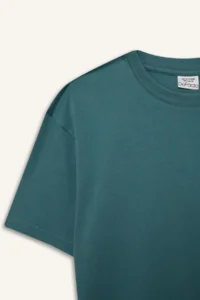 DeFacto Oversize Wide Fit Crew Neck Basic Plain Short Sleeve T-Shirt Boy - Image 7