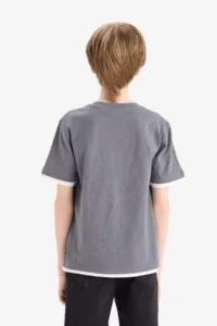 DeFacto Boy's Crew Neck Short Sleeve T-Shirt - Image 6