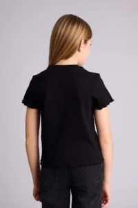 DeFacto Slim Fit Patterned Ribbed Camisole T-Shirt for Girls - Image 5