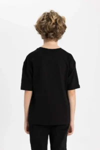 DeFacto Boy's NBA Brooklyn Nets Oversize Wide Fit Crew Neck Short Sleeve T-Shirt - Image 5