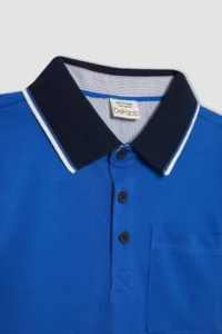 DeFacto Polo Neck Pique Short Sleeve T-Shirt Boy - Image 8