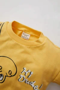 DeFacto Baby Boy Crew Neck Animal Patterned Short Sleeve T-Shirt - Image 2