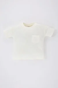 DeFacto Baby Boy Crew Neck Short Sleeve T-Shirt B7005a524sm