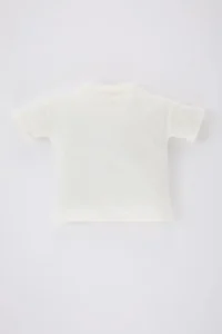 DeFacto Baby Boy Crew Neck Short Sleeve T-Shirt B7005a524sm - Image 4