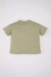 DeFacto Baby Boy Crew Neck Short Sleeve T-Shirt - Image 4