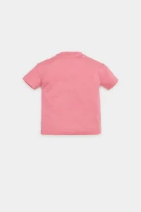 DeFacto Crew Neck Basic Plain Short Sleeve T-Shirt for Baby Girl - Image 4