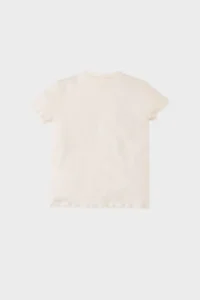 DeFacto Crew Neck Floral Ribbed Camisole Short Sleeve T-Shirt for Baby Girl - Image 4