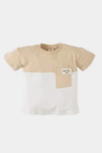 DeFacto Baby Boy Crew Neck Color Blocked Short Sleeve T-Shirt - Image 2