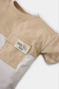 DeFacto Baby Boy Crew Neck Color Blocked Short Sleeve T-Shirt - Image 3