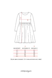 Minipodyum Glitter Printed Tulle Girls' Dress - Image 4
