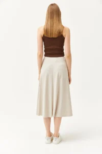 Olalook Women's Stone Waist Elastic Flowy Twist Skirt - Image 6