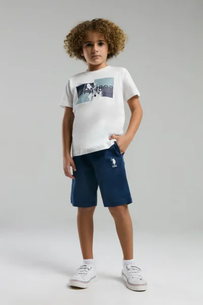 US Polo Assn. U.s. Polo Shirt Assn Boys' Bermuda Set