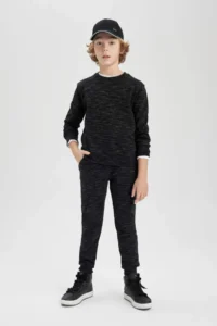 DeFacto Boys' Crew Neck Sweatshirt - Image 2