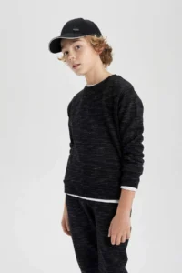 DeFacto Boys' Crew Neck Sweatshirt - Image 4