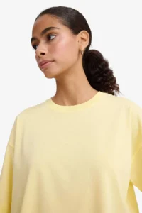 DeFacto Oversize Wide Fit Crew Neck Basic Plain Combed Cotton Short Sleeve T-Shirt - Image 3