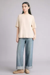 DeFacto Oversized Basic Penye T-Shirt - Image 2