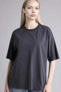 DeFacto Oversize Crew Neck Basic Plain Combed Cotton Short Sleeve T-Shirt