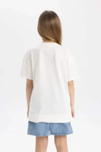 DeFacto Girl's Scooby Doo Oversize Wide Fit Crew Neck Short Sleeve T-Shirt - Image 5