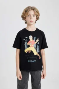DeFacto Boy's Avatar the Last Airbender Crew Neck Short Sleeve T-Shirt