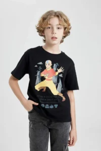 DeFacto Boy's Avatar the Last Airbender Crew Neck Short Sleeve T-Shirt - Image 3