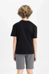 DeFacto NBA Brooklyn Nets Oversized Crew Neck Short Sleeve T-Shirt Boys - Image 6
