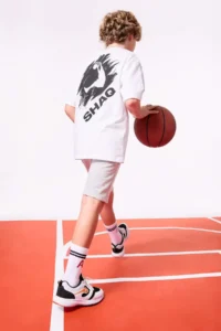 DeFacto Boy Shaquille ONeal Oversize Wide Fit Crew Neck Short Sleeve T-Shirt - Image 3
